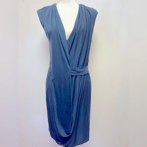 Anthropologie HD In Paris dress, sz M(8,10). Super soft knit. Slate Blue.